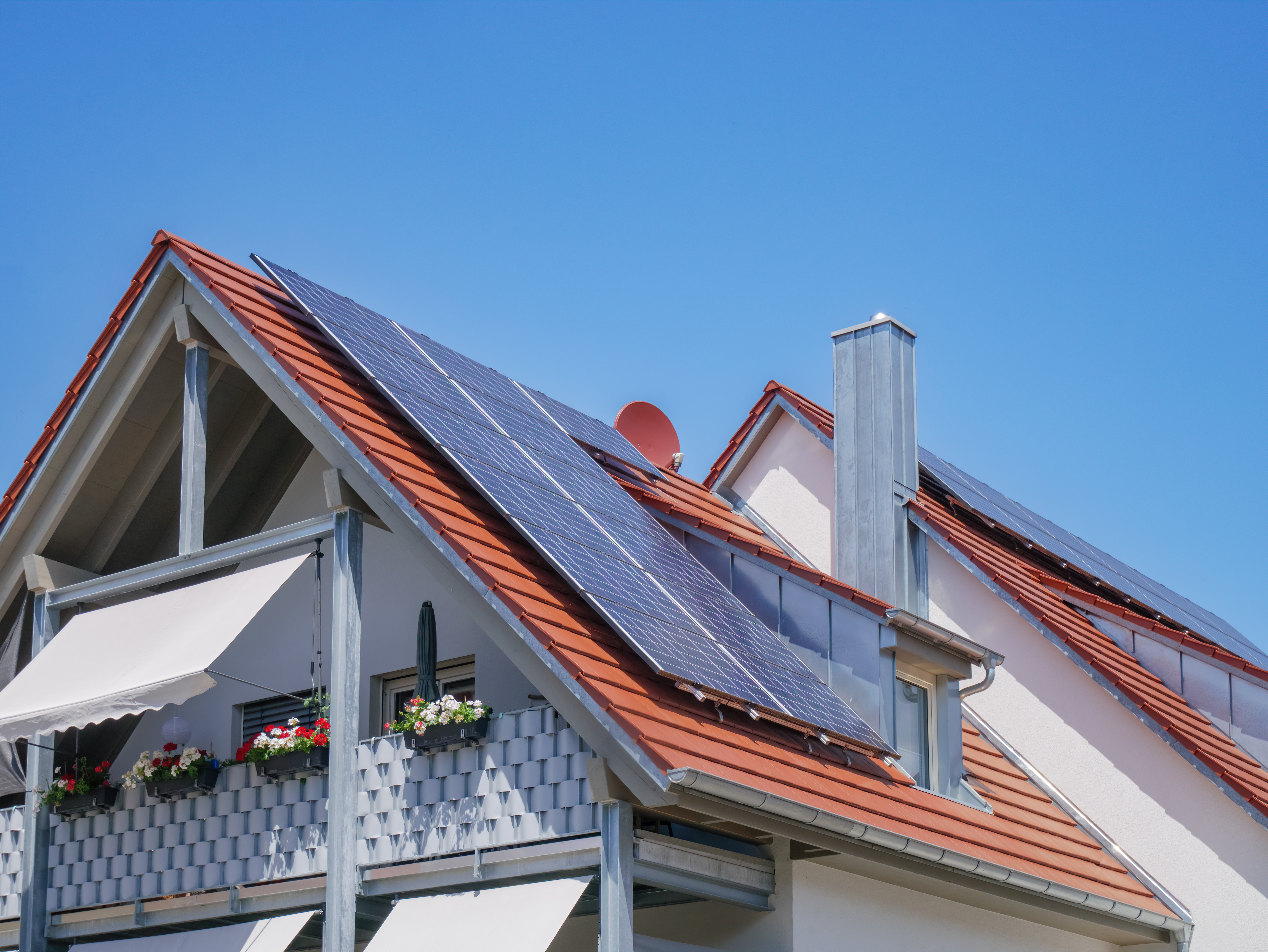 Photovoltaik-Einfamilienhaus
